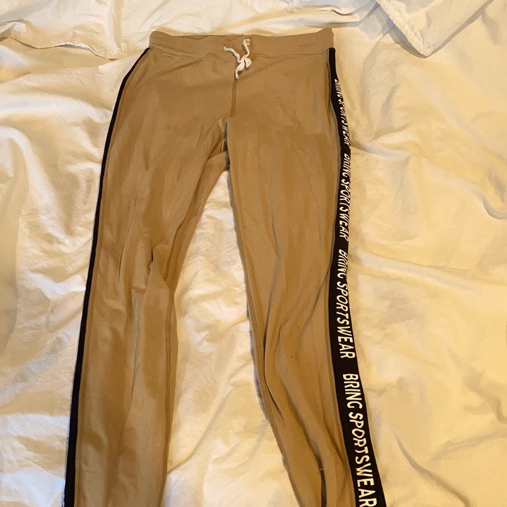 Bring sportswear women’s tan high waisted leggings